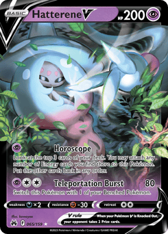 Hatterene V – Rare Holo V