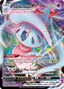 Hatterene VMAX – Rare Holo VMAX