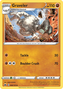 Graveler – Uncommon – Crown Zenith
