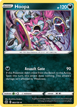 Hoopa – Rare Holo