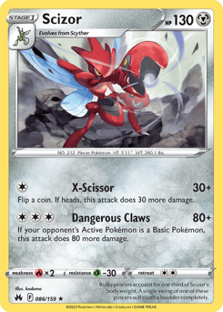 Scizor – Rare – Crown Zenith