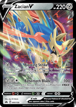 Zacian V – Rare Holo V
