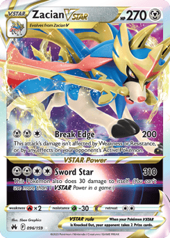 Zacian VSTAR – Rare Holo VSTAR