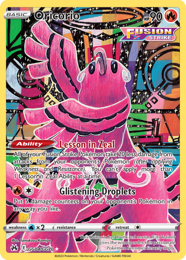 Oricorio – Crown Zenith Galarian Gallery