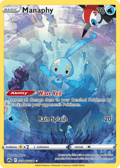 Manaphy – Trainer Gallery Rare Holo