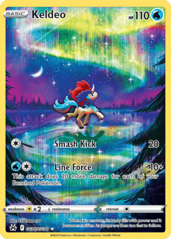 Keldeo – Trainer Gallery Rare Holo