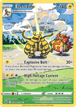 Electivire – Trainer Gallery Rare Holo