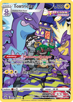 Toxtricity – Trainer Gallery Rare Holo