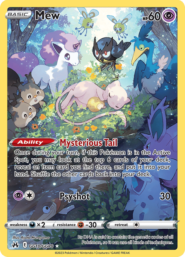 Mew – Trainer Gallery Rare Holo – Crown Zenith Galarian Gallery