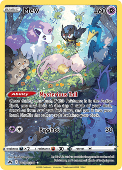 Mew – Trainer Gallery Rare Holo