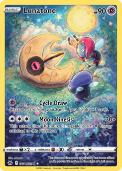 Lunatone – Trainer Gallery Rare Holo