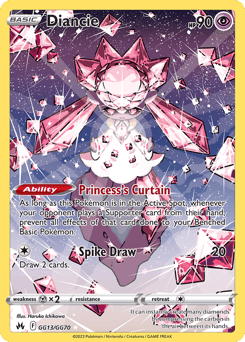 Diancie – Trainer Gallery Rare Holo