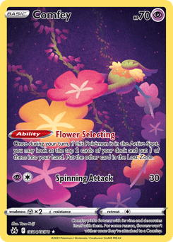 Comfey – Trainer Gallery Rare Holo