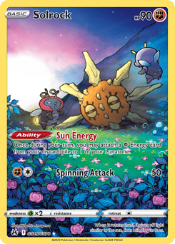 Solrock – Trainer Gallery Rare Holo