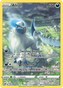 Absol – Trainer Gallery Rare Holo