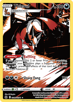 Thievul – Trainer Gallery Rare Holo