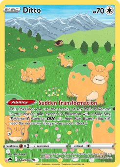 Ditto – Trainer Gallery Rare Holo