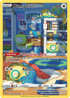 Dunsparce – Trainer Gallery Rare Holo
