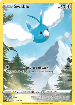 Swablu – Trainer Gallery Rare Holo