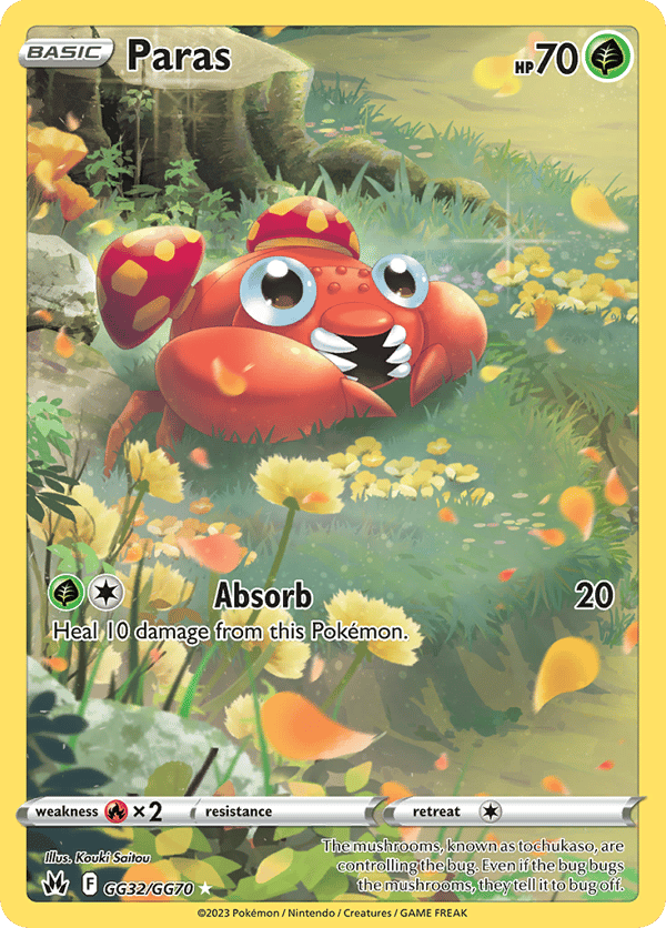 Paras – Trainer Gallery Rare Holo – Crown Zenith Galarian Gallery