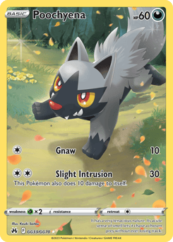 Poochyena – Trainer Gallery Rare Holo