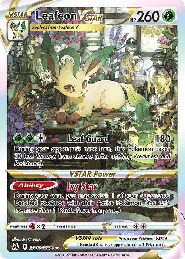 Leafeon VSTAR – Rare Holo VSTAR – Crown Zenith Galarian Gallery