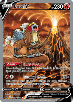 Entei V – Rare Holo V