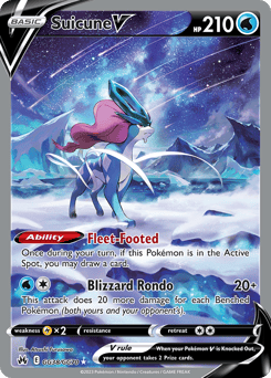Suicune V – Rare Holo V – Crown Zenith Galarian Gallery
