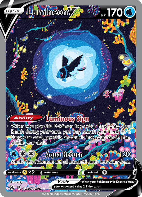 Lumineon V – Rare Holo V – Crown Zenith Galarian Gallery