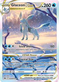 Glaceon VSTAR – Rare Holo VSTAR