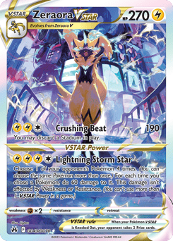 Zeraora VSTAR – Rare Holo VSTAR