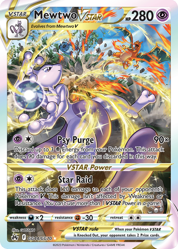 Mewtwo VSTAR – Rare Holo VSTAR – Crown Zenith Galarian Gallery