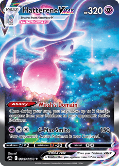 Hatterene VMAX – Rare Holo VMAX