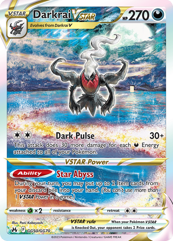 Darkrai VSTAR – Rare Holo VSTAR – Crown Zenith Galarian Gallery
