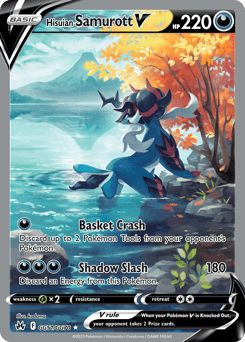 Hisuian Samurott V – Rare Holo V