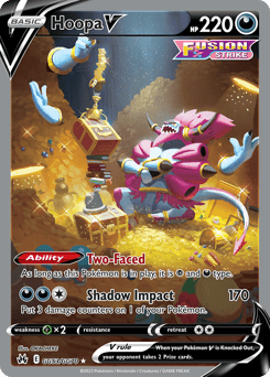 Hoopa V – Rare Holo V