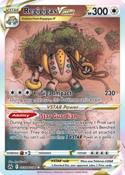 Regigigas VSTAR – Rare Holo VSTAR