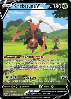 Kricketune V – Rare Holo V