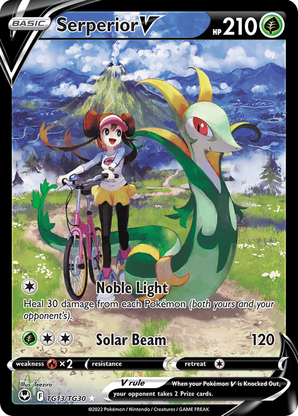 Serperior V – Silver Tempest Trainer Gallery