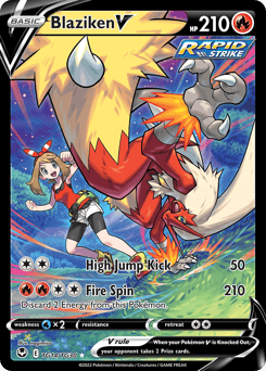 Blaziken V – Rare Holo V