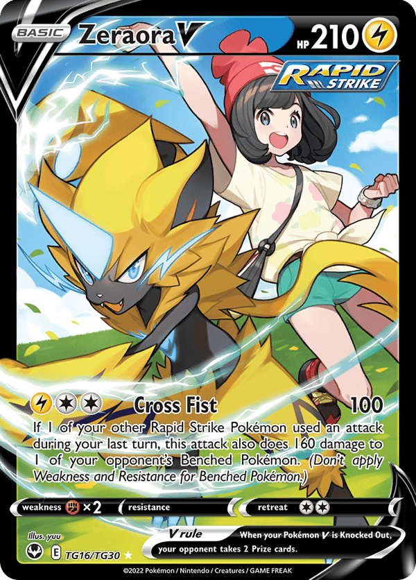 Zeraora V – Rare Holo V – Silver Tempest Trainer Gallery