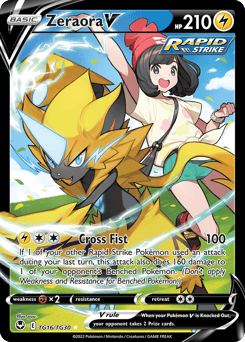 Zeraora V – Rare Holo V