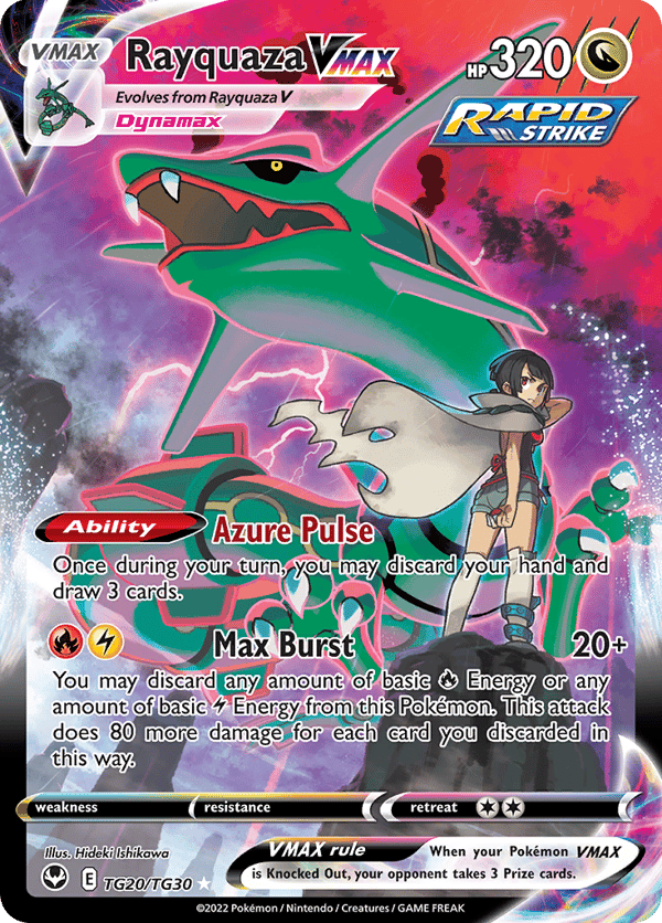 Rayquaza VMAX – Rare Holo VMAX – Silver Tempest Trainer Gallery