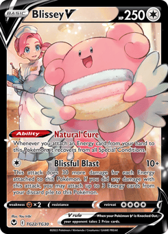 Blissey V – Rare Holo V