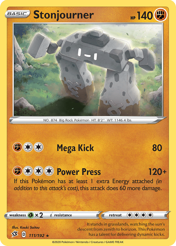 Stonjourner – Rare Holo – Rebel Clash
