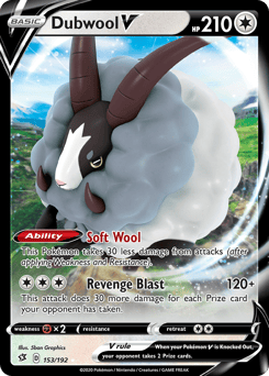 Dubwool V – Rare Holo V