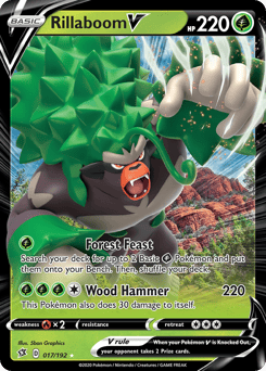 Rillaboom V – Rare Holo V
