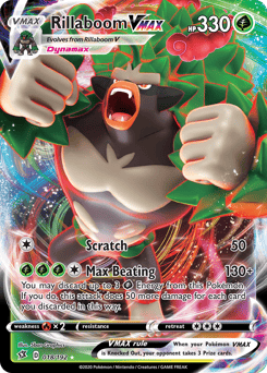 Rillaboom VMAX – Rare Holo VMAX