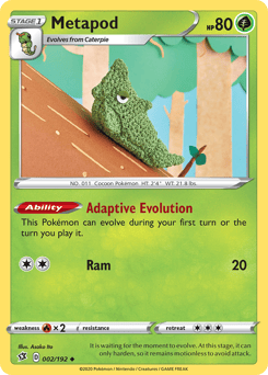 Metapod – Uncommon – Rebel Clash