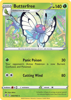 Butterfree – Rare – Rebel Clash